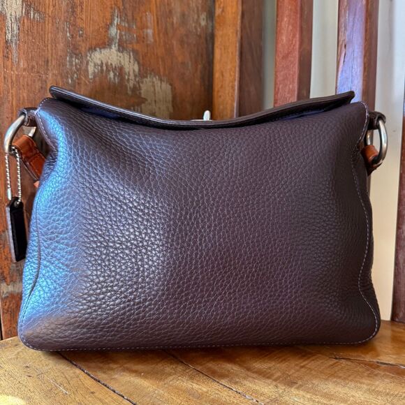 Coach Chelsea Shoulder Bag & Wallet Set (Brown Pebbled Leather, 2006) - Picture 2 of 10